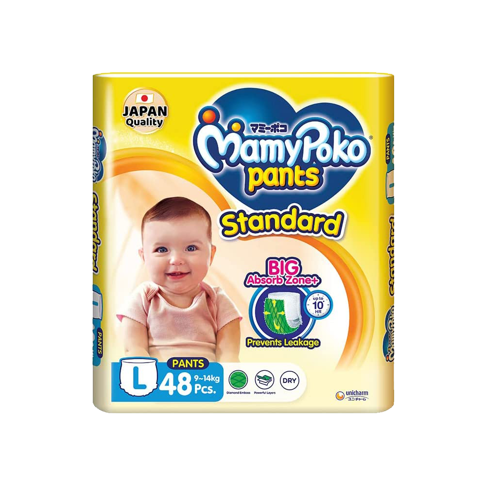 Buy MamyPoko Standard Pants (L) 30 count (9 - 14 kg) Online at Best Prices  in India - JioMart.