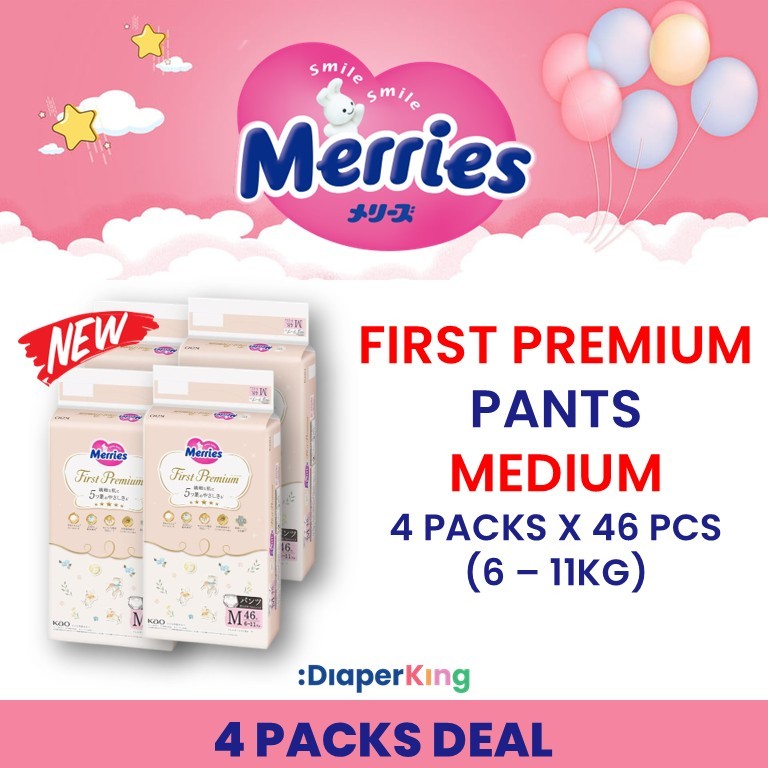 Standard, First Premium - Tape & Pants (3/4 Packs Deal)