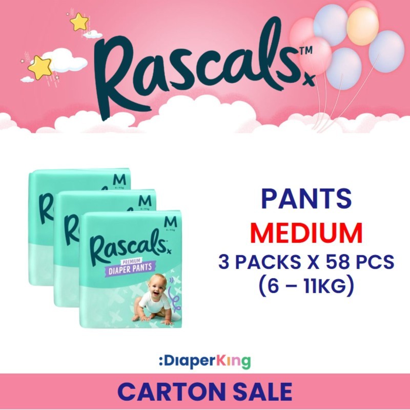 Rascals Premium Diapers - Tape & Pants