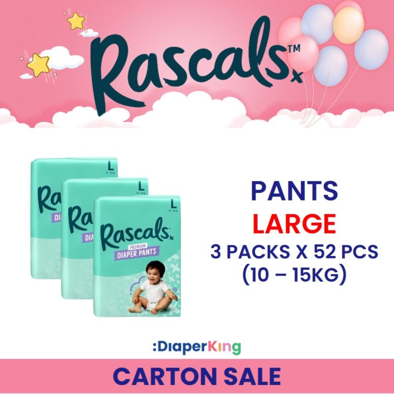 Rascals Premium Diapers - Tape & Pants