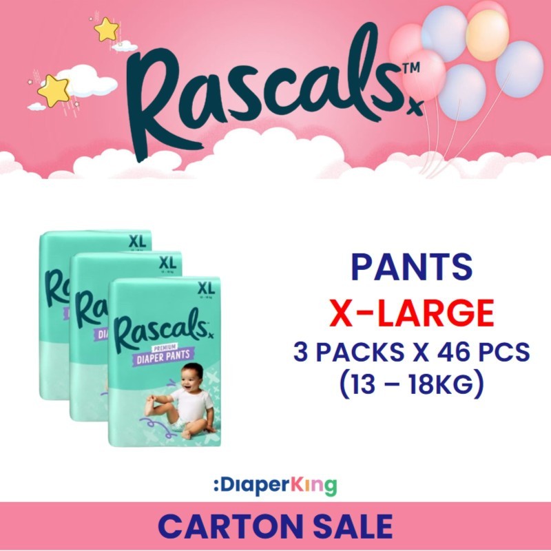 Rascals Premium Diapers - Tape & Pants