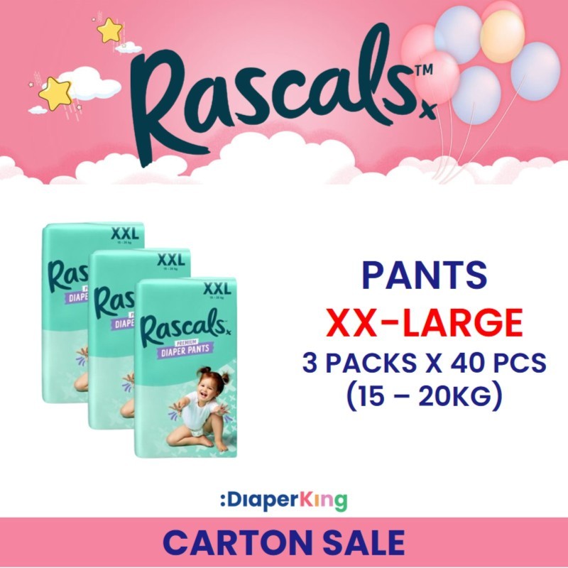 Rascals Premium Diapers - Tape & Pants