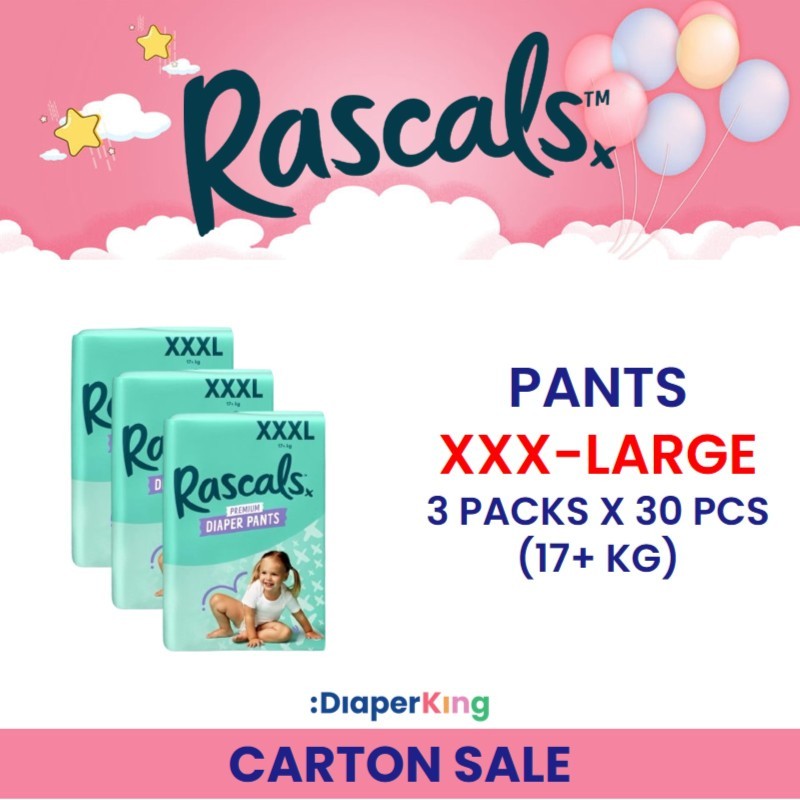 Rascals Premium Diapers - Tape & Pants