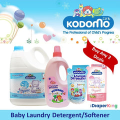 Kodomo Baby Fabric Wash Laundry Detergent & Softener