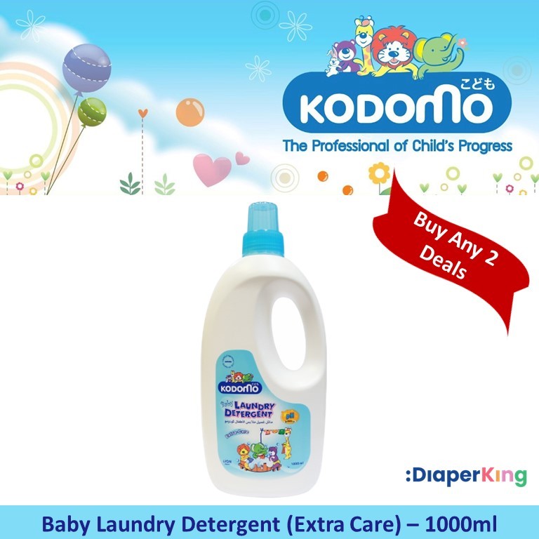Kodomo Baby Fabric Wash Laundry Detergent & Softener