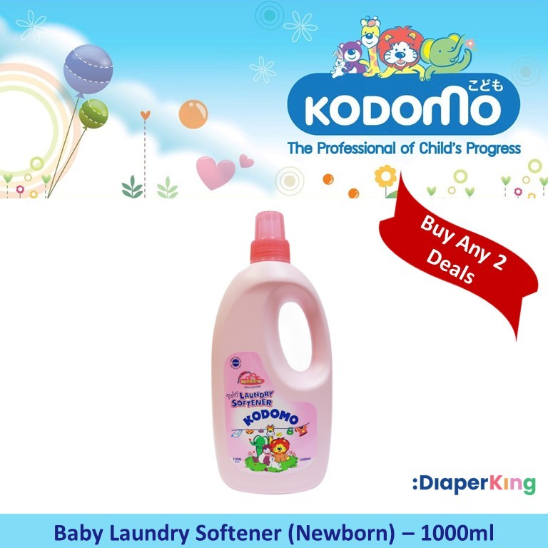 Kodomo Baby Fabric Wash Laundry Detergent & Softener