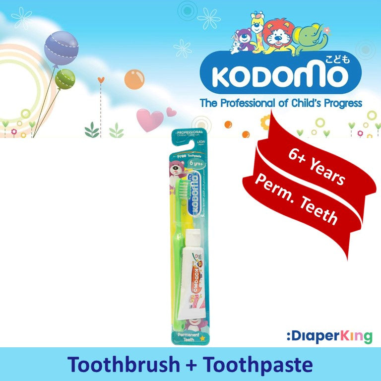 Kodomo Kids Dental Set - Toothpaste & Toothbrush