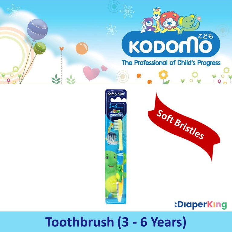 Kodomo Kids Toothbrush Soft Bristles