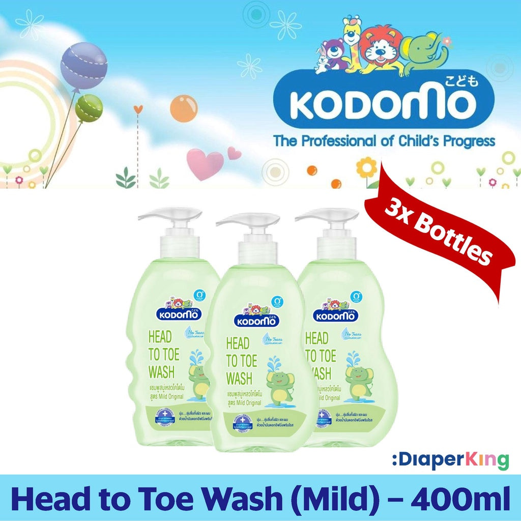 Kodomo Baby Bath and Shampoo - Head To Toe Wash