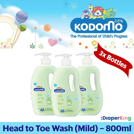 Kodomo Baby Bath and Shampoo - Head To Toe Wash