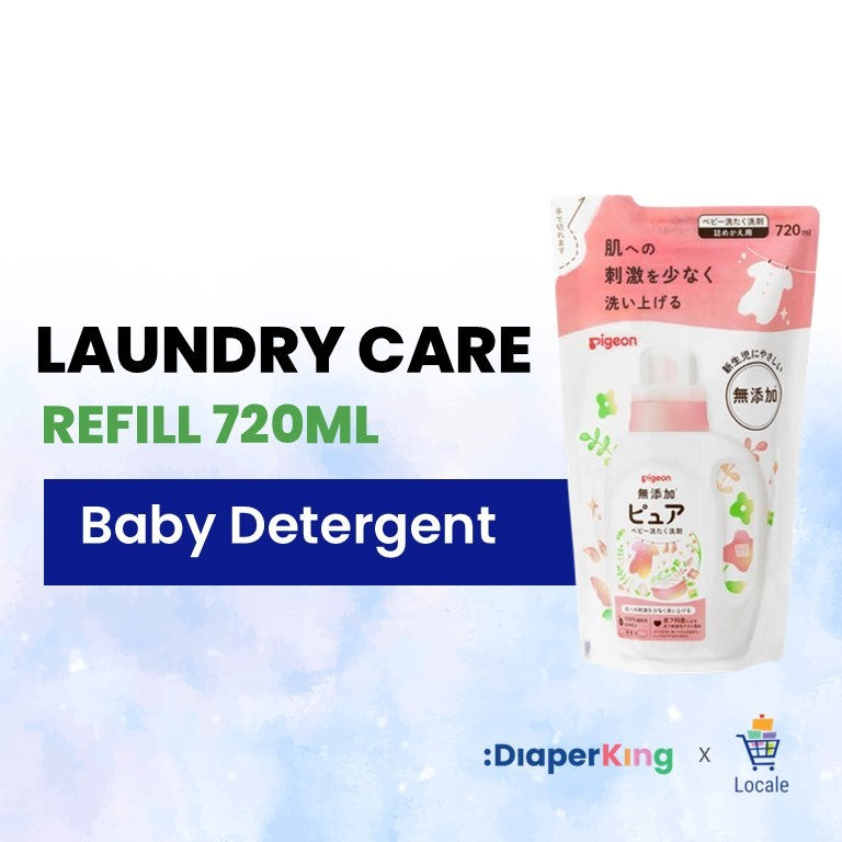 Pigeon Japan Baby Laundry Detergent & Softener - Bottle & Refill