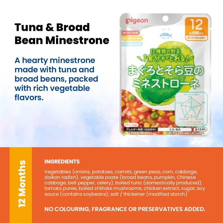 Pigeon Japan Retort Baby Food Pouch / Pancake Mix / Minotta Smoothie