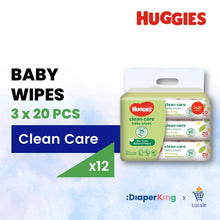 (Carton Deal) Huggies® Natural Baby Wipes - Clean Care / Pure Clean / Nourishing Clean