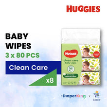 (Carton Deal) Huggies® Natural Baby Wipes - Clean Care / Pure Clean / Nourishing Clean