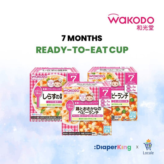 WAKODO Japanese Baby Food Ready-to-Eat Cup (7-12 Months)