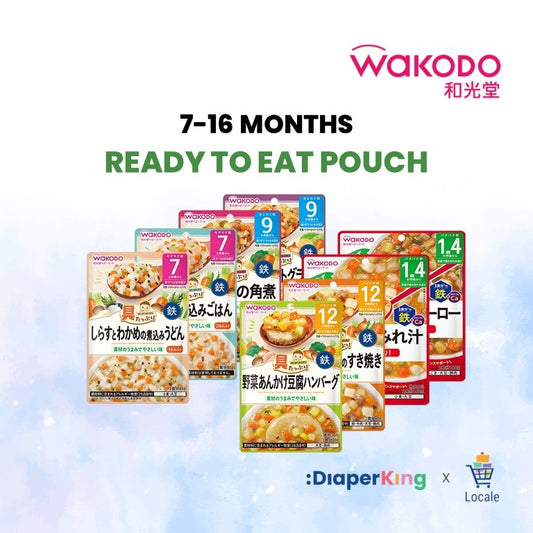 WAKODO Japanese Baby Food Ready-to-Eat Meals (5 - 16 Months)