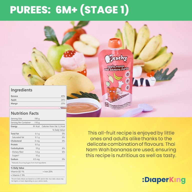 Peachy Baby Healthy Ready-to-Eat Food & Snacks (Halal Certified)