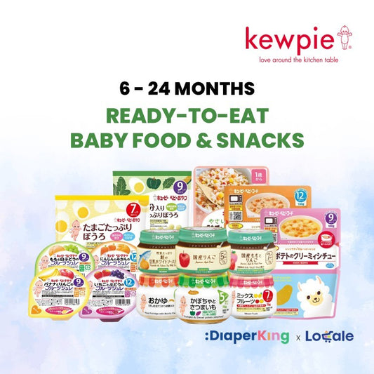 Kewpie Japanese Baby Food Ready-to-Eat Meals & Snacks (6 - 24 Months)