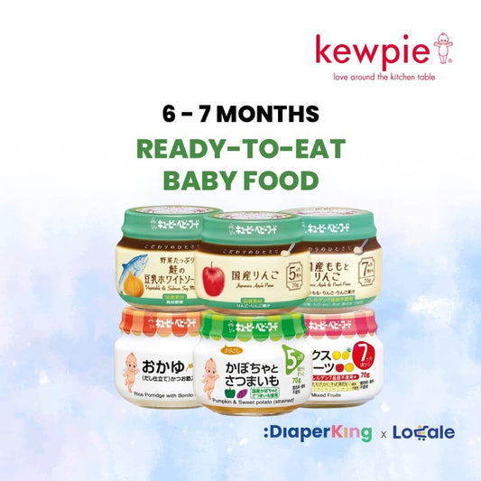 Kewpie Japanese Baby Food Ready-to-Eat Meals & Snacks (6 - 24 Months)
