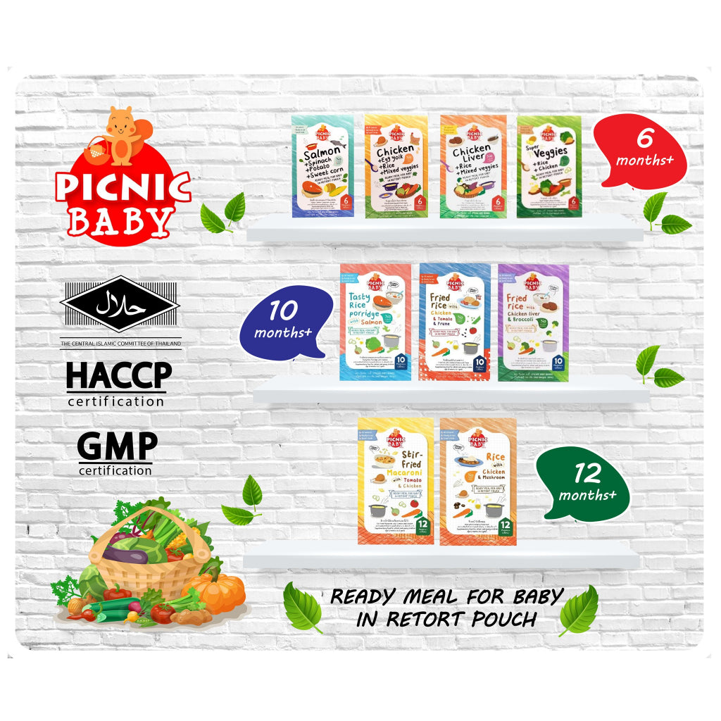 Picnic Baby Baby Food Pouch / Soup Stock Instant Meal (Halal Certified)