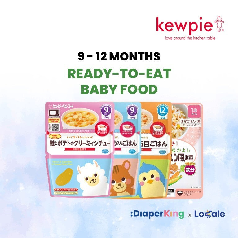 Kewpie Japanese Baby Food Ready-to-Eat Meals & Snacks (6 - 24 Months)