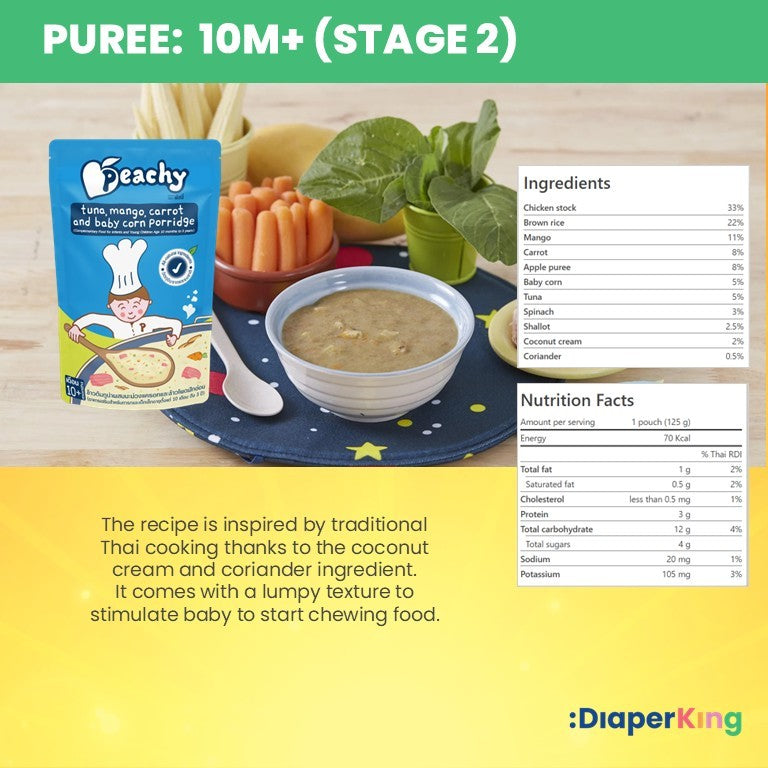 Peachy Baby Healthy Ready-to-Eat Food & Snacks (Halal Certified)