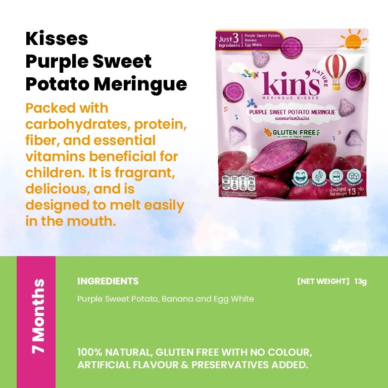 Kin's Nature 100% Natural Kids Friendly Fruits & Veggies Snacks(Halal Certified)