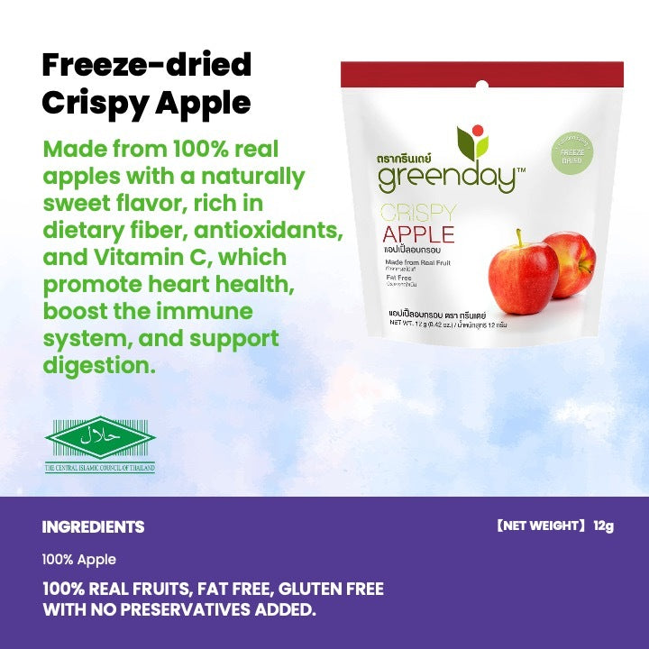 Greenday Freeze-dried & Vacuum-fried Healthy Snacks (Halal Certified)