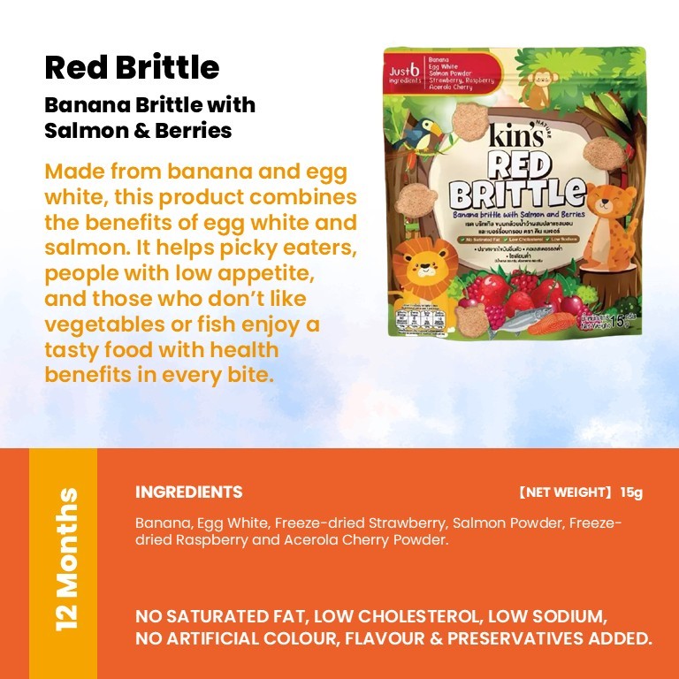 Kin's Nature 100% Natural Kids Friendly Fruits & Veggies Snacks(Halal Certified)