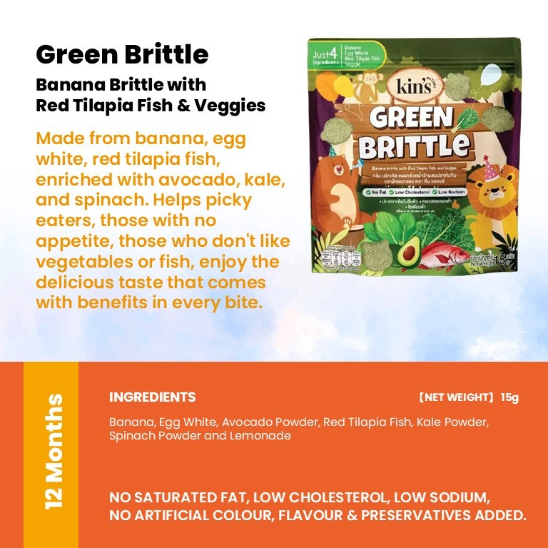 Kin's Nature 100% Natural Kids Friendly Fruits & Veggies Snacks(Halal Certified)