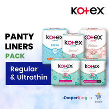 Kotex Panty Liners - Fresh / Herbal (Scented & Unscented)