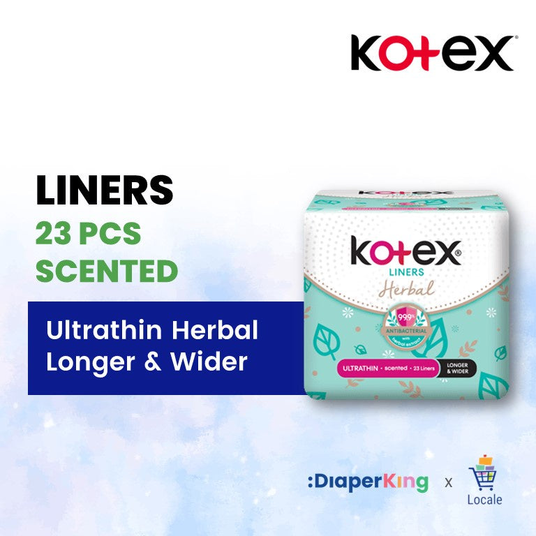 Kotex Panty Liners - Fresh / Herbal (Scented & Unscented)