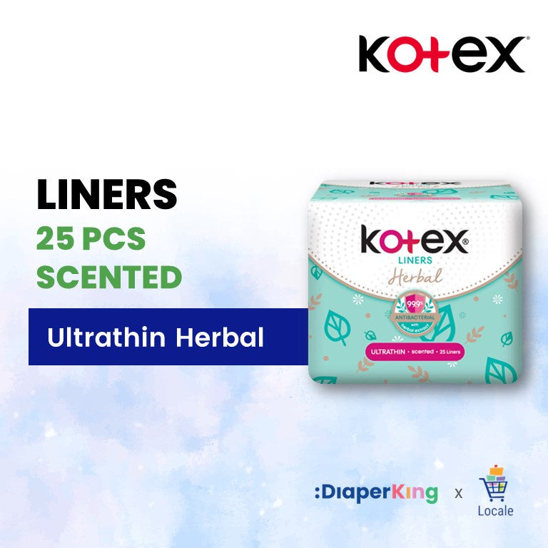 Kotex Panty Liners - Fresh / Herbal (Scented & Unscented)