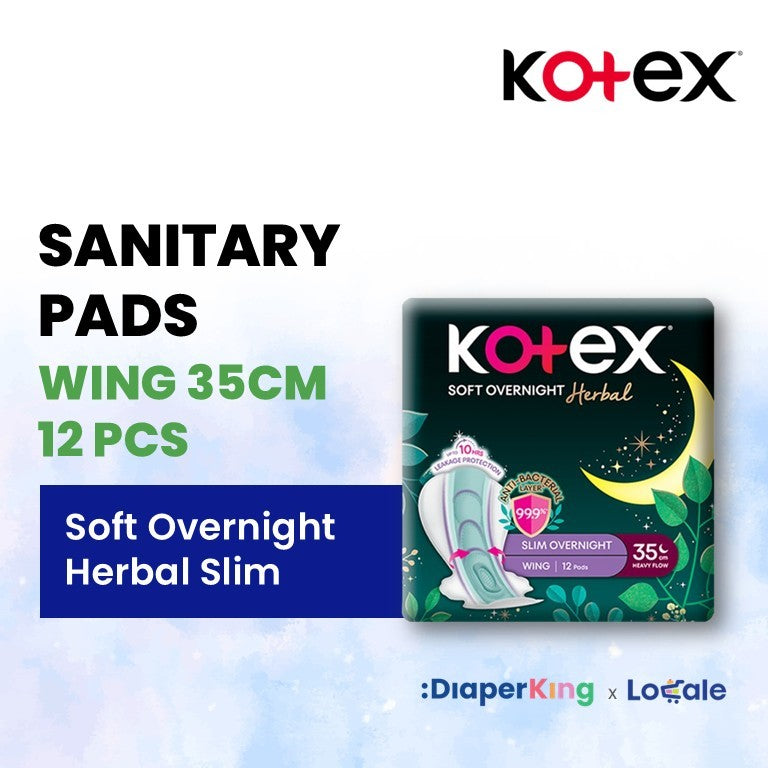Kotex Sanitary & Maternity Pads - Soft Comfort / Soft Herbal / Soft Overnight Herbal / Luxe / Soft & Smooth