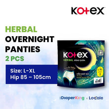 Kotex Overnight Panties - Max Protect, Cool, Herbal