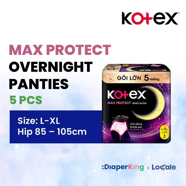 Kotex Overnight Panties - Max Protect, Cool, Herbal