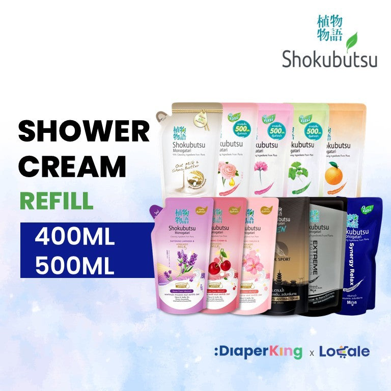 Shokubutsu Monogatari Body Wash Refill (400/500ML)