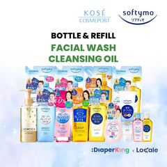 Kose Softymo Cleansing Oil, Face Wash, Makeup Remover Sheet