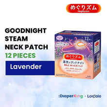 KAO Japan MegRhythm Steam Eye Mask, Goodnight Neck Pad, Thermal Leg & Tummy Patch