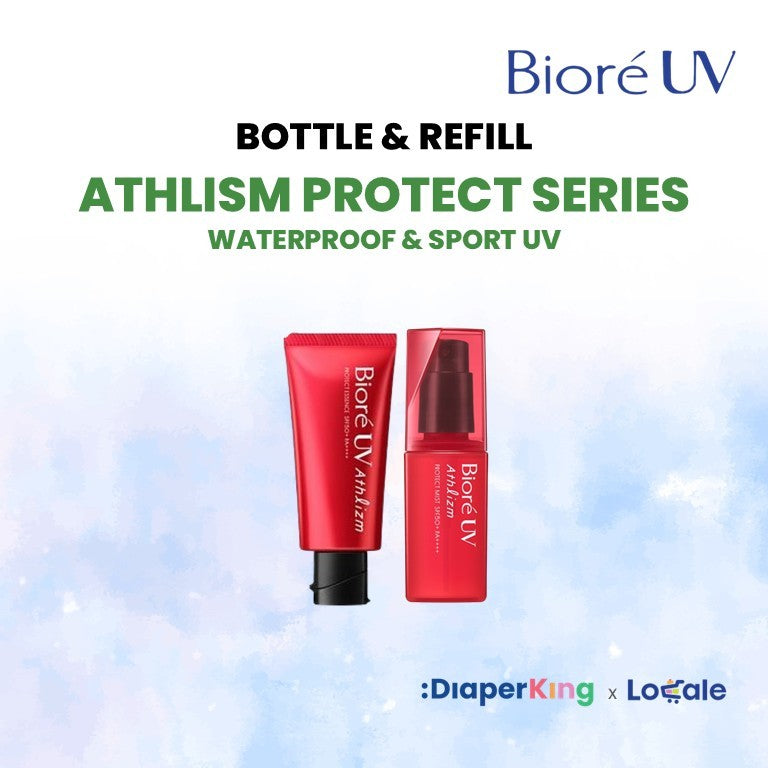 Biore UV Aqua Rich Japan Sunscreen - Watery Essence, Light Up, Athlizm, Perfect Milk, Kids Pure Milk