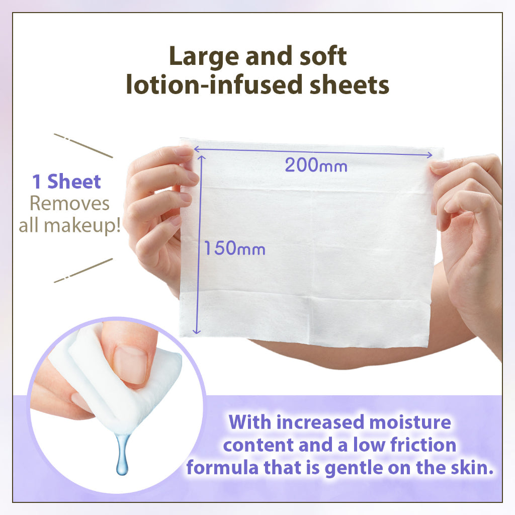 Bifesta Micellar Cleansing Water, Makeup Remover Cleansing Sheets