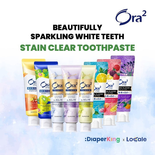 Sunstar Ora2 Japan Stain Clear Toothpaste & Me Mouth Spray (Assorted Flavours)