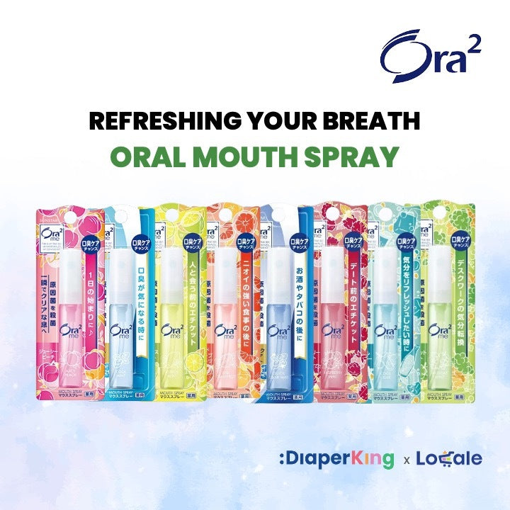 Sunstar Ora2 Japan Stain Clear Toothpaste & Me Mouth Spray (Assorted Flavours)