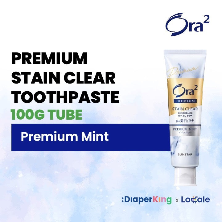 Sunstar Ora2 Japan Stain Clear Toothpaste & Me Mouth Spray (Assorted Flavours)