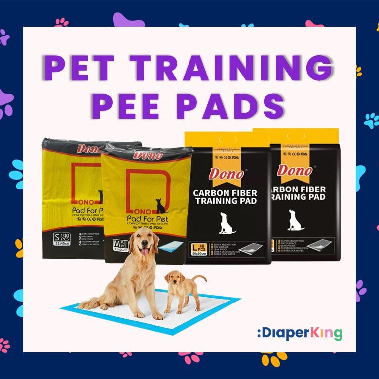 Dono Pet Pee Pads & Training Pads (Regular/Carbon Fiber)
