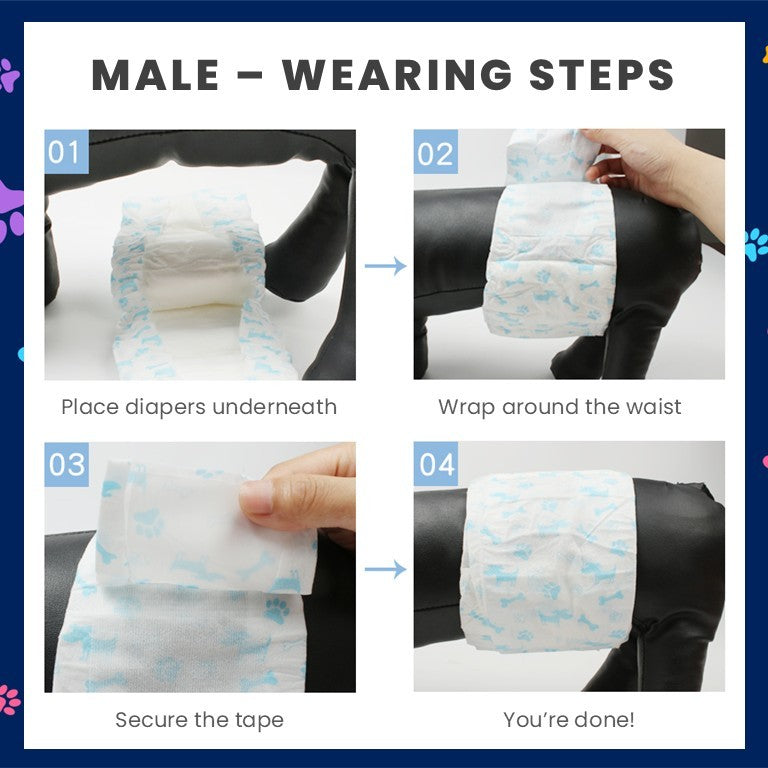 Dono Pet Disposable Diapers (Male & Female)