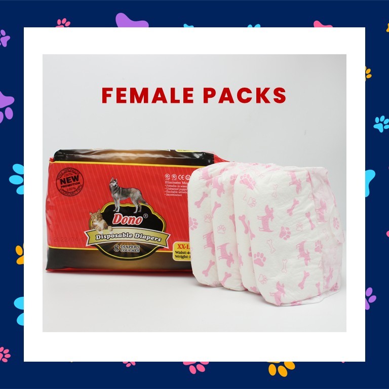 Dono Pet Disposable Diapers (Male & Female)