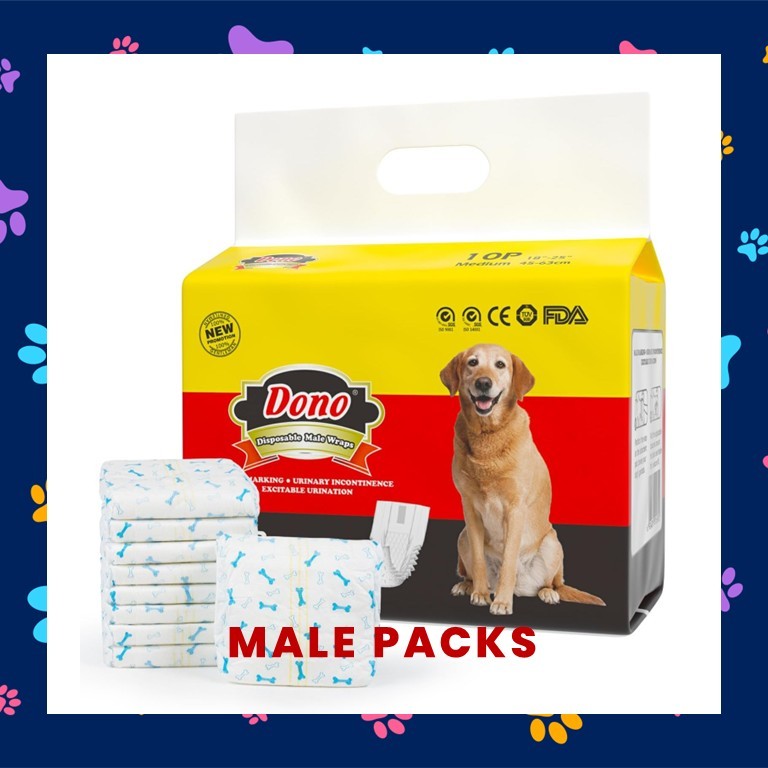 Dono Pet Disposable Diapers (Male & Female)