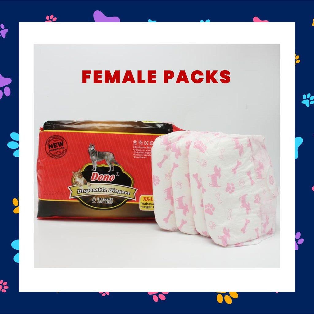 Dono Pet Disposable Diapers (Male & Female)