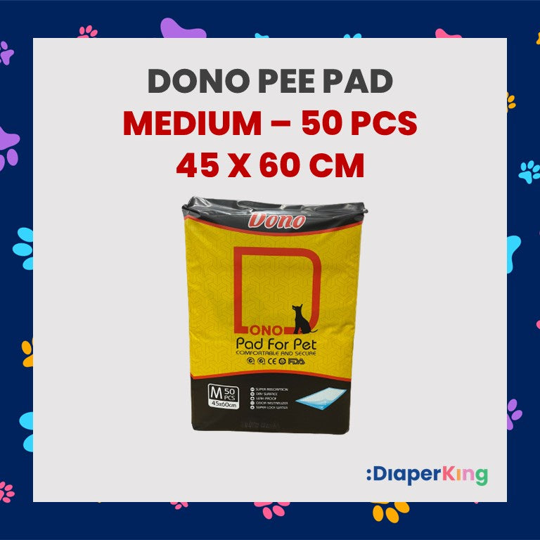 Dono Pet Pee Pads & Training Pads (Regular/Carbon Fiber)